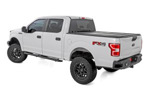 Ford F-350 Super Duty Running Boards - Rough Country - Bluetooth-Controlled, LED, Premium Aluminum - Multi-Color - '17-'23 Ford F-350 Super Duty Running Boards - Rough Country - Bluetooth-Controlled, LED, Premium Aluminum - Multi-Color - '17-'23